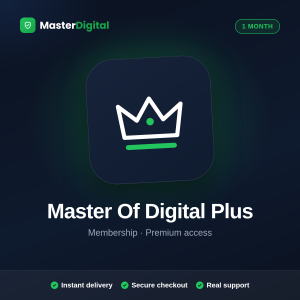 Master Of Digital Plus Membership — 1 Month