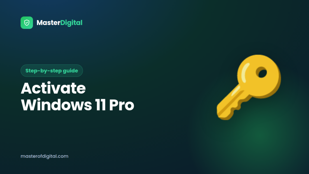How to Activate Windows 11 Pro with a Product Key (Step-by-Step)