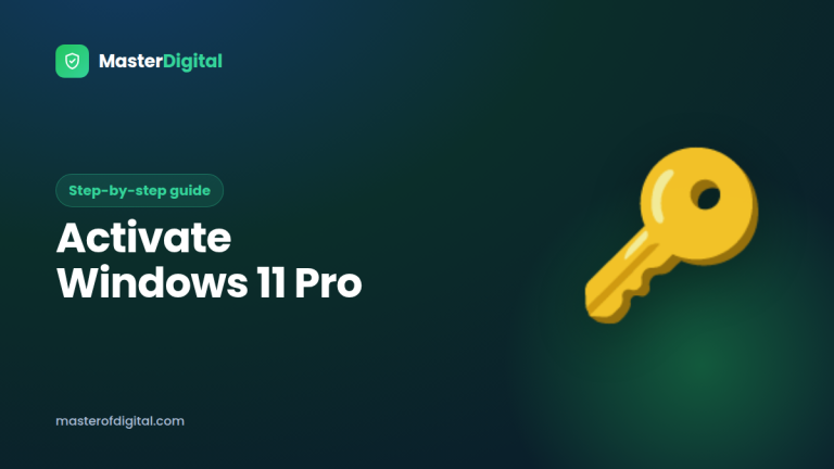 How to Activate Windows 11 Pro with a Product Key (Step-by-Step)