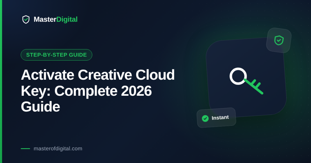 Activate Creative Cloud Key: Complete 2026 Guide
