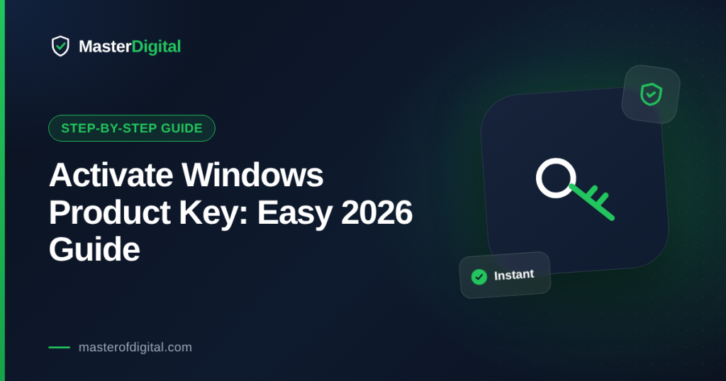 Activate Windows Product Key: Easy 2026 Guide to Find, Enter & Check It