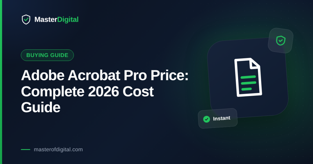 Adobe Acrobat Pro Price: Complete 2026 Cost Guide
